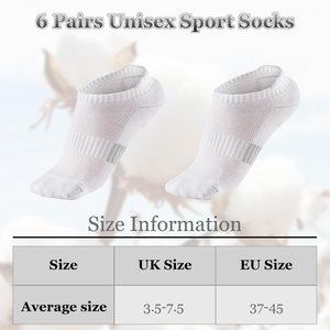 5/10/20 paires neutre couleur unie col rond chaussettes printemps été absorbant la sueur respirant doux confortable Couple chaussettes de sport - Product Image 4