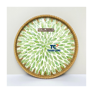 Plateaux en nacre de haute qualité faits à la main pour les projets de décoration de luxe de l'île Maurice directement du fournisseur traditionnel du Vietnam - Product Image 2
