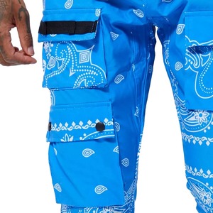 กางเกงคาร์โก้แบบเรียงซ้อนสำหรับผู้ชายผ้าโพลีเอสเตอร์/ ผ้าฝ้ายน้ำหนักเบาพิมพ์ลายได้ตามต้องการ - Product Image 5