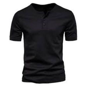 Camiseta de cuello redondo cómoda de alta calidad personalizada para hombre, camiseta de media mano y logotipo personalizado impreso para hombre de gran tamaño - Product Image 2