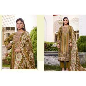 NEETA CREATION Kurta/Kurti en laine pashmina, tissu doux et chaud, pour l'hiver, tenue ethnique de fête, réversible, infroissable, moderne, Diwali - Product Image 5