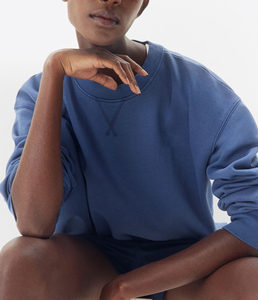 OEM Sweat à capuche décontracté et personnalisé brodé pour femmes taille XS en coton molletonné délavé à l'acide avec épaule tombée pour l'hiver - Product Image 6