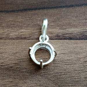 Base para Colgante Redonda de Plata de Ley 925 de Alta Calidad de 10 mm, para Fabricación de Joyería DIY, Suministros de Plata en Blanco para Mujer, 2025 - Product Image 6