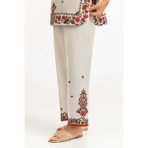 เสื้อเชิ้ตและกางเกงลำลองพิมพ์ลายผ้าแคมบริค 3 ชิ้น พร้อมผ้าพันคอ รุ่น IPST-SCF-77400 - Product Image 2