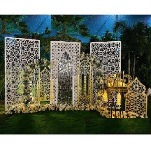 Écrans laser pour décoration de mariage en plein air, cabine photo, décoration de mariage en plein air, écrans découpés au laser pour décoration, mariage musulman en Australie - Product Image 1