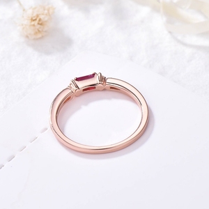 Anillo de oro con piedras preciosas de rubí Natural 100%, joyería fina de oro sólido de lujo con anillo de diamantes reales, joyería de piedras preciosas naturales de rubí indio - Product Image 3