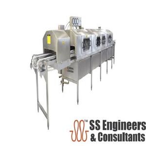 Cesta de rotación de plástico Bandeja Caja de palés Caja de lavado de agua caliente de alta presión Máquina de limpieza - Product Image 2