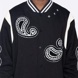 Venta al por mayor de ropa de calle al aire libre chaqueta de moda de los hombres con logotipo personalizado de béisbol CARTA DE LA Universidad Letterman de talla grande chaqueta de los hombres Varsity - Product Image 5