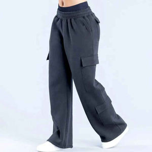 Pantalon droit taille haute pour femme, de haute qualité, vintage, écologique, nouvelle mode hiver 2025, simple, polyvalent, 2026 - Product Image 5