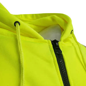 Sudaderas con capucha Reflectante Hombres Invierno Térmico Grueso Fleece Sudaderas con capucha Hi Vis Dos tonos Ropa DE TRABAJO Sudaderas con capucha 2024 - Product Image 2