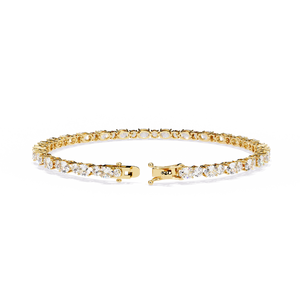 Fabulous 18K <b>Gold</b> Lab Grown Diamond Bracelet & <b>Bangle</b> - Product Image 5