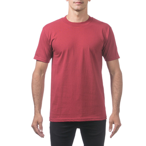 เสื้อยืดคอตตอน/ใยไผ่ 50/50  น้ำหนัก 210 กรัม ระบายอากาศได้ดี สีแดงเลือดหมู  แบบยูนิเซ็กซ์  รับสั่งทำพิเศษ พิมพ์ลายซิลค์สกรีน - Product Image 6