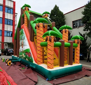 Château gonflable pour enfants et adultes <span class=keywords><strong>2019</strong></span>, avec toboggan et obstacles, en vente - Product Image 1
