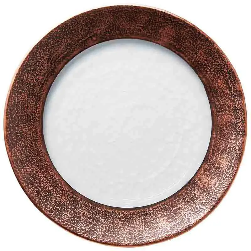 Dinner Plate, Made in Japan, Lacquer x Glass series tableware, Japanese restaurant