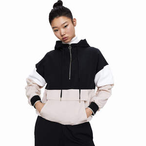 Conjunto Deportivo de Invierno para Mujer de Alta Calidad, Dos Piezas, Sudadera con Media Cremallera y Pantalones Jogger de Felpa de Algodón - Product Image 5