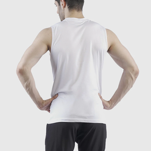 Logo personnalisé hommes débardeur respirant à séchage rapide gilet de gymnastique vêtements de sport sans manches en gros pour le fitness, la musculation et l'entraînement - Product Image 6