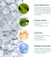 Masque facial en feuille de cellulose régénérée CMC Hydrogel avec acide hyaluronique, personnalisable ODM, respectueux de la peau, transparent, anti-âge