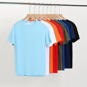 T-shirts tricotés de coupe régulière décontractés à manches courtes personnalisés pour hommes de haute qualité 100% coton de couleur unie meilleur design chemises - Product Image 6