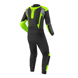 Traje de moto de cuero transpirable personalizado para hombres para carreras y equipo de carreras, diseño de pista de carreras, ropa de carreras de coches de motocicleta - Product Image 6