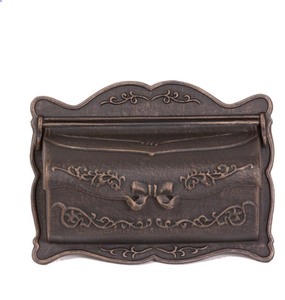 Boîte aux lettres finie personnalisée Boîte aux lettres métallique à montage sur porte texturé standard Verrouillage Drop pour les paiements de loyer Journal - Product Image 1