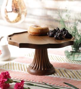 Support à gâteau en bois pour fête d'anniversaire, support à gâteau en bois pour TABLE à manger | Bois SHEESHAM - Product Image 4