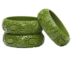 Bracelet en résine Bracelet en résine avec bracelet multiple Bracelet large fabriqué à la main Bracelet Disco Bangle Trendy Beach - Product Image 6