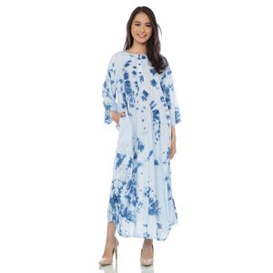 Elegante Kaftan musulmán Abaya para mujer, Vestido largo de Material de rayón suave, perfecto para Ramadán Eid y actividades diarias - Product Image 3