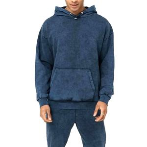 ชุดเซ็ตเสื้อฮู้ดดี้ปักลายผู้ชาย ทรงบาน ผ้าฝ้าย 100% ระบายอากาศได้ดี เป็นมิตรกับสิ่งแวดล้อม พร้อมกางเกงวอร์มผ้าฟลีซ  ไซส์พลัส - Product Image 2