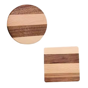 Tapis et tampons de table en bois personnalisés de haute qualité Exportateur de sous-verres en bois naturel par artisanat en croissant - Product Image 3