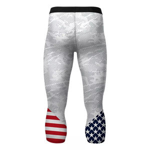 Pantalones de bolsillo con cremallera para correr de secado rápido personalizados, mallas para hombre, ropa de gimnasio, ropa deportiva, mallas de compresión para hombres, deporte - Product Image 4