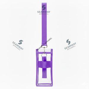 Sac fourre-tout transparent NCNW Sorority, sac fourre-tout en vinyle transparent avec poignées d'épaule, sac de transport transparent approuvé pour les stades, sac à bandoulière en PVC - Product Image 3