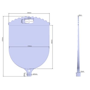 Panneau d'avertissement personnalisable double face vierge, flexible et réfléchissant pour usage routier sur sol mouillé - Product Image 2