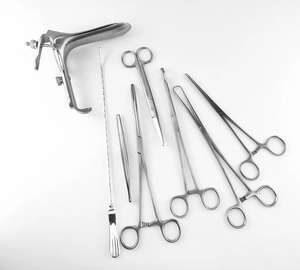 Juego de Instrumentos Quirúrgicos de Ginecología de Acero Inoxidable, Espéculo, Pinzas, Tijeras, Herramientas de Diagnóstico - Product Image 1