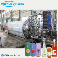 Bouteille en verre Bidon en métal Énergie Lait Jus Thé Boissons Chauffage à la vapeur Eau Immersion Pulvérisation Stérilisateur Pasteurisateur Machine