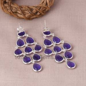 Collier de perles de sodalite naturelle, collier de perles rondes lisses en sodalite de 8mm, collier ras du cou en cristal fait main bijoux en perles - Product Image 6