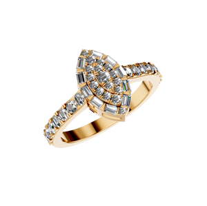 Anillo de diamante cultivado en laboratorio con forma de marquesa elegante, Colección clásica fina de corte certificado IGI para regalo de fiesta de aniversario de boda - Product Image 6