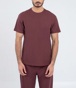 Vêtements en gros T-shirt avec logo personnalisé pour hommes 100% coton T-shirt de haute qualité T-shirt de haute qualité à quantité minimale de commande bas pour hommes - Product Image 1