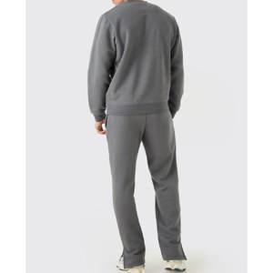 Conjunto Deportivo de Felpa 100% Algodón para Hombre y Unisex, Sudadera con Capucha y Pantalones Deportivos de Primera Calidad para Invierno - Product Image 2