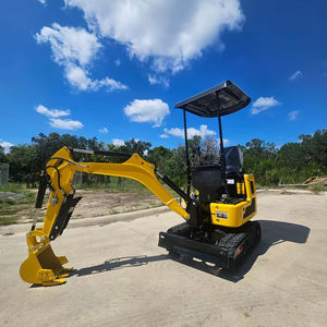 Miniexcavadora de Gasolina 319 B&S con Pluma Oscilante y Cubierta, Excavadora de Orugas de 1.2-4 Toneladas para Uso Doméstico - Product Image 1