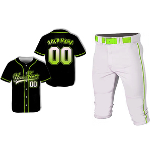 Camiseta de béisbol transpirable de secado rápido al mejor precio, sublimación personalizada impresa, uniforme para adultos al por mayor - Product Image 2