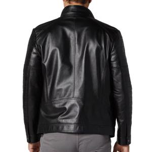 Nueva Chaqueta de Motocicleta de Cuero 2026 de Alta Calidad para Hombre, Chaquetas de Cuero Desgastadas a la Moda, Chaqueta de Cuero Personalizada para Hombre - Product Image 4