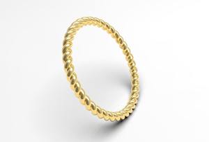 Bague de mariage spirale délicate faite à la main Shama Gems Jewels en argent 925 et plaqué rhodium, style classique, pour fêtes, bagues raffinées - Product Image 2