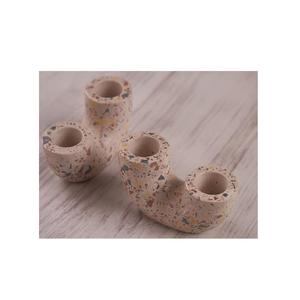 Bougeoir en marbre luxueux Bougeoir en marbre décoratif Accessoires pour la maison au prix de gros - Product Image 1