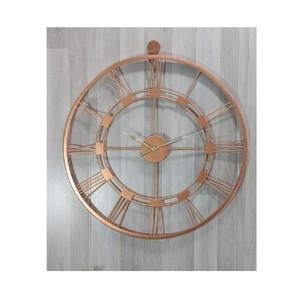 Classic Metal Roman Numerals Wall <b>Clock</b> Best for <b>Office</b> & Living Room - Product Image 1