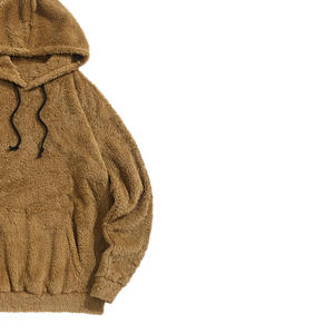 <b>Men</b> Winter Fashion Color Patch <b>Sherpa</b> Fleece Zipper <b>Hoodie</b> with Digital Printing Anti-Pilling Polyester/Cotton - Product Image 5