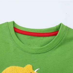 Camiseta para niños Camiseta de manga corta de algodón con cuello redondo de alta calidad para niños Camiseta para niños con logotipo personalizado - Product Image 4