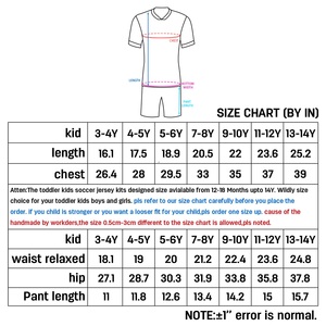 Ensemble de maillot de football personnalisé pour enfants, uniforme d'entraînement d'équipe de jeunes, numéro de nom, cadeau pour garçons, filles, fans, groupe d'âge, enfants - Product Image 6