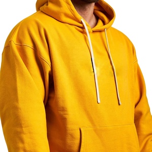 Sudadera con Capucha Transpirable de Color Sólido para Hombre, Estilo Urbano, Invierno, Logotipo Personalizado, Poliéster/Algodón, Tallas Grandes Disponibles - Product Image 3