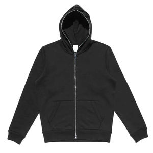 2025 personnalisable hommes surdimensionné pleine fermeture éclair visage à capuche lourd Terry 400 GSM nouveau sweat à capuche et sweat - Product Image 1
