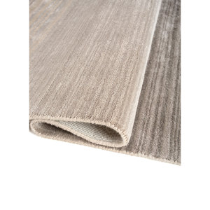 Tapis en laine et viscose tufté à la main, blanc ivoire, rayé abstrait, rectangulaire, épaisseur 10 mm, pour salon, couloir, nouveau Tnq-3238 - Product Image 2